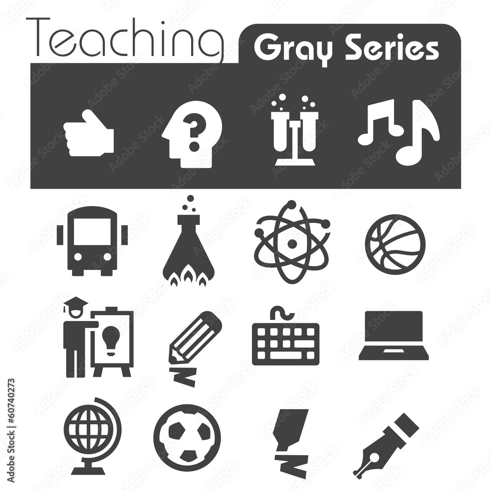 Teaching Icons Gray Series Teaching Icons Gray Series