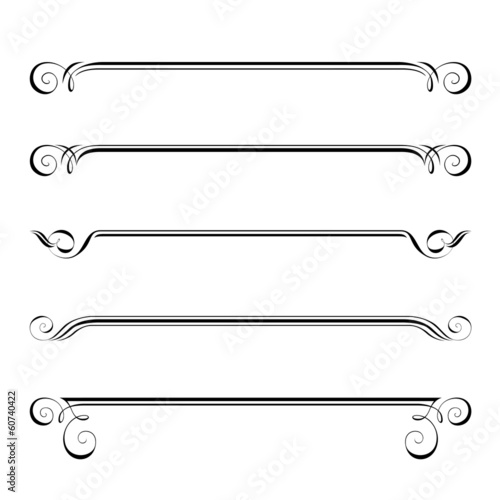 decorative elements, border and page rules
