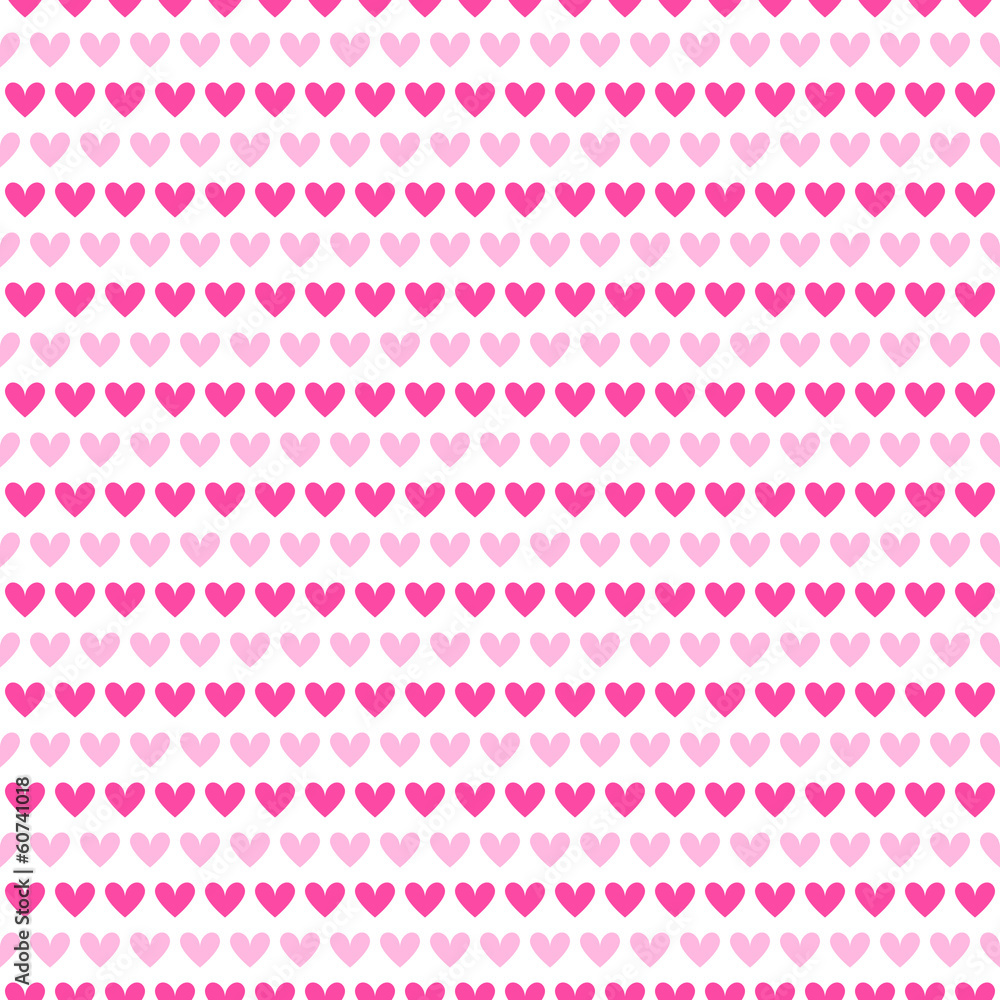 Heart shape vector seamless pattern (tiling). Heart shape vector seamless pattern (tiling).