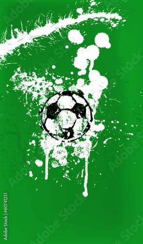 Soccer / Football design template,grunge, vector
