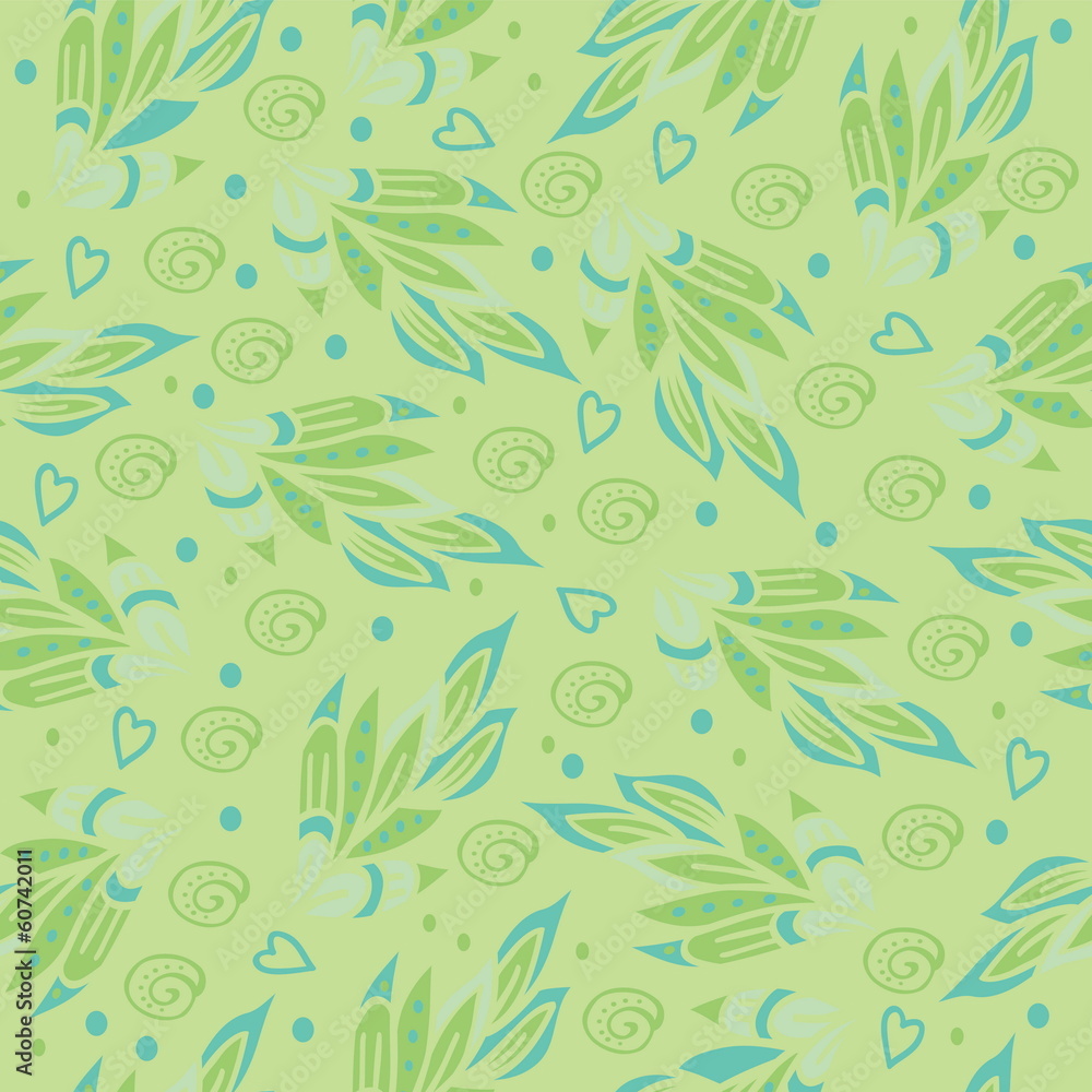 Seamless texture with leaves.Vector Seamless texture with leaves.Vector
