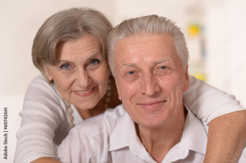 Portrait of a happy senior couple Portrait of a happy senior couple