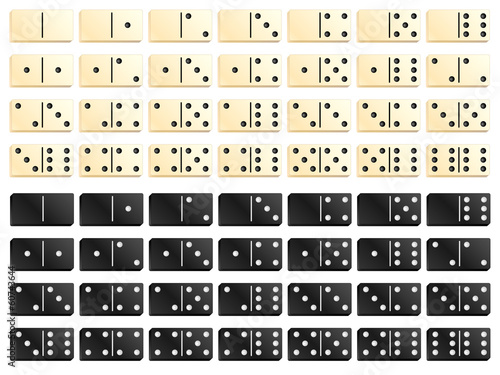 Black And White Dominoes