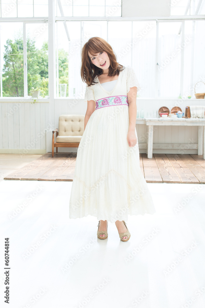 爽やかな女性 爽やかな女性