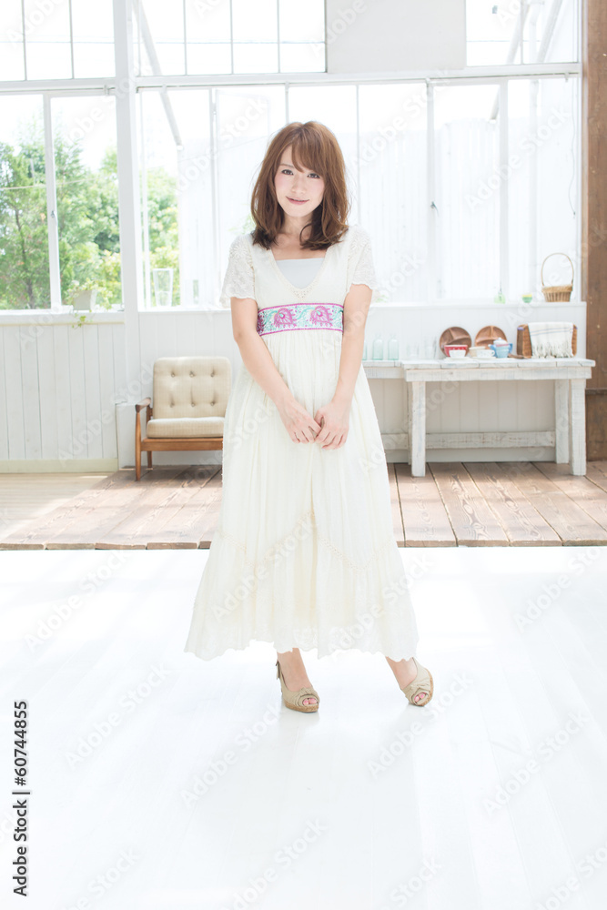 爽やかな女性 爽やかな女性