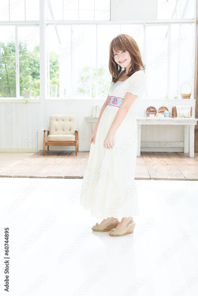 爽やかな女性 爽やかな女性
