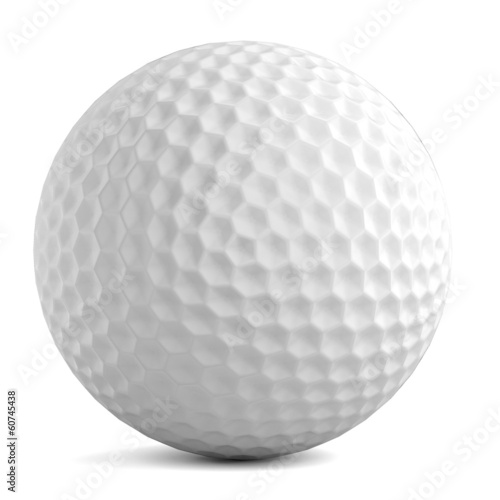 realistic 3d render of golf ball