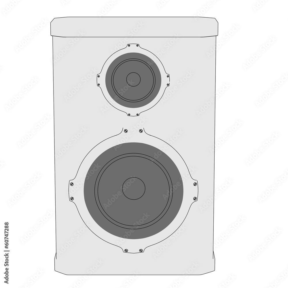 Fototapeta premium cartoon image of loud speaker