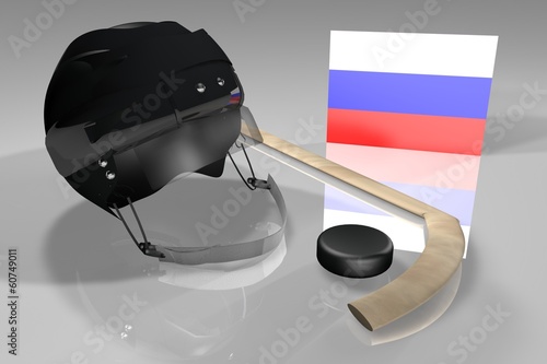 Canvas Print Russia Hockey