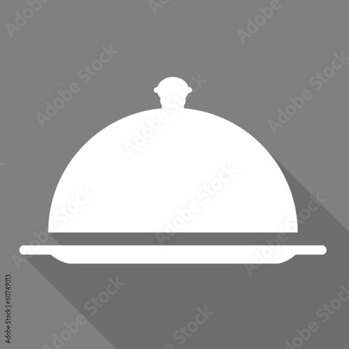 Restaurant cloche icon