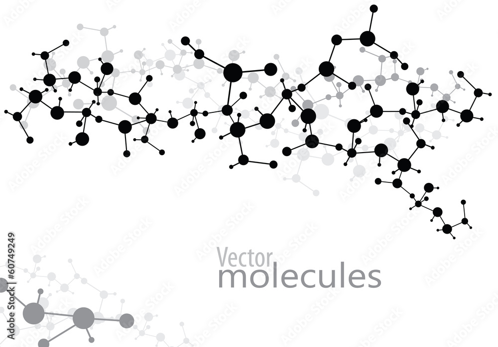 Abstract molecules medical background (Vector) Abstract molecules medical background (Vector)