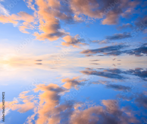Colorful reflection of clouds © macbrianmun