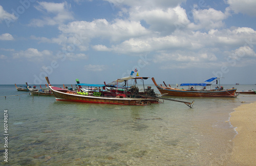 Traditional Thai boat on Ko Lanta, Thailand © Natalia Sidorova