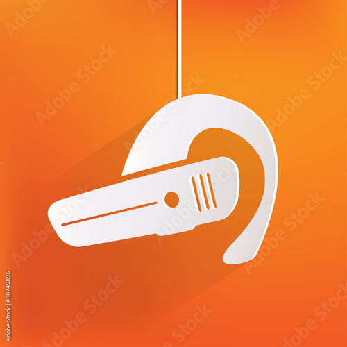 Bluetooth Headset icon. Wireless connection