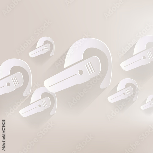 Bluetooth Headset icon. Wireless connection