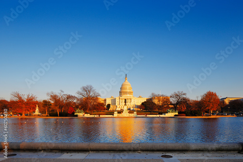 Fotografie The United States Capitol in Washington DC, USA