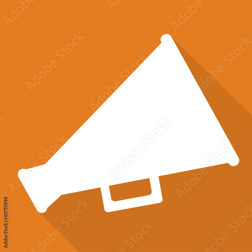 Megaphone, oudspeaker icon. Loud-hailer symbol