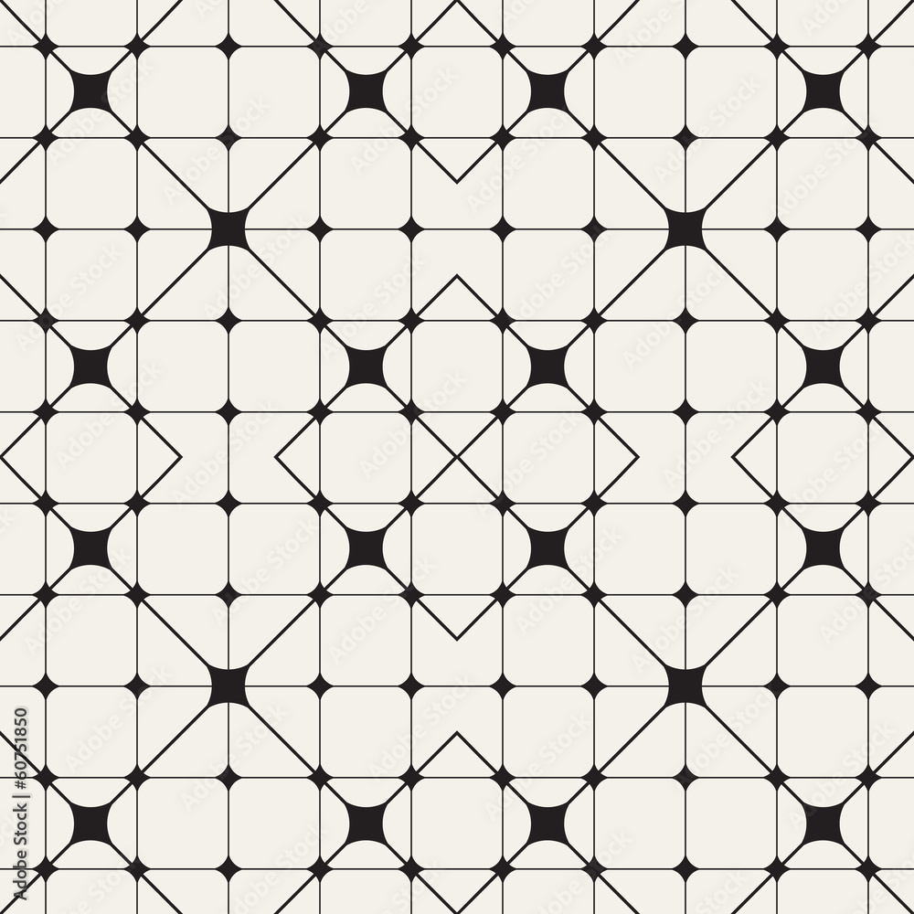 Fototapeta premium Vector seamless pattern. Modern stylish texture