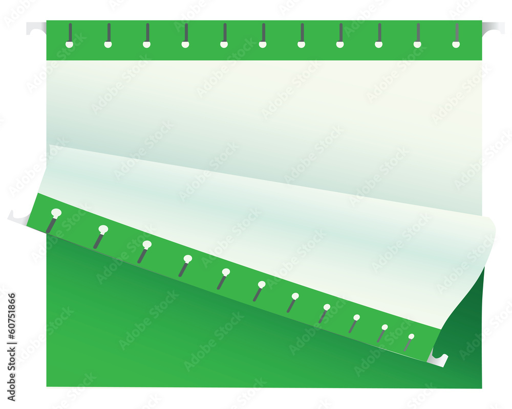 Obraz premium Green folder