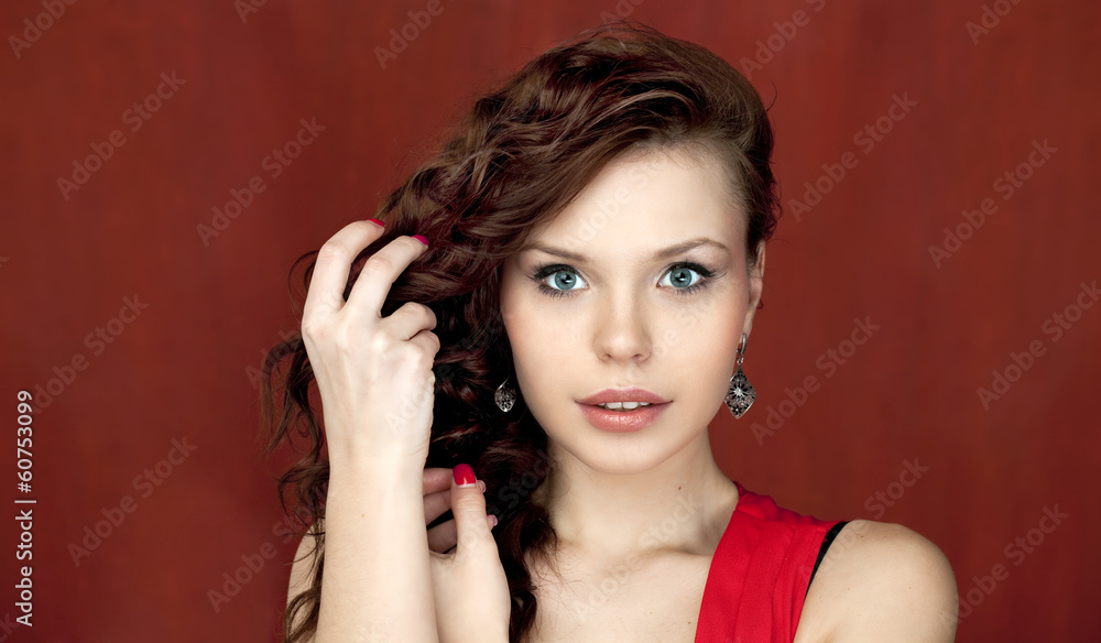 Fototapeta premium Portrait of beautiful woman