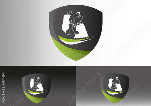 Aikido Logo Vereinslogo Kampfsport Sport