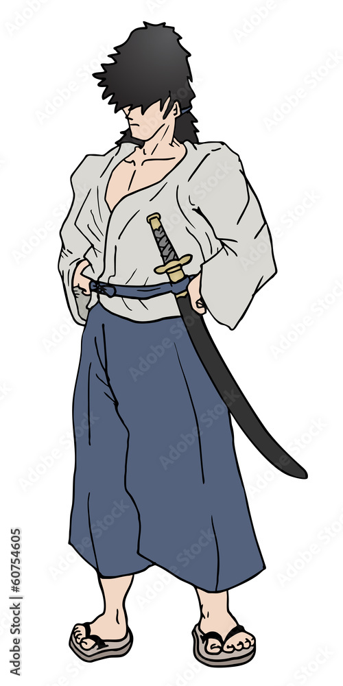 Samurai man