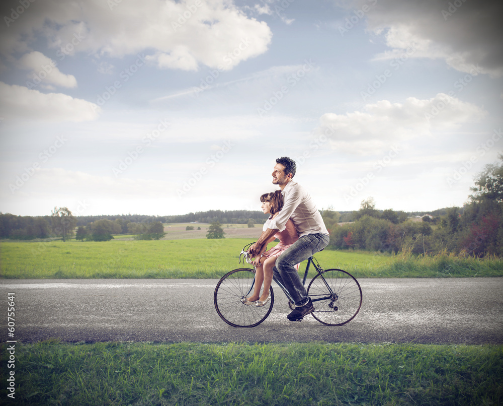 riding with dad