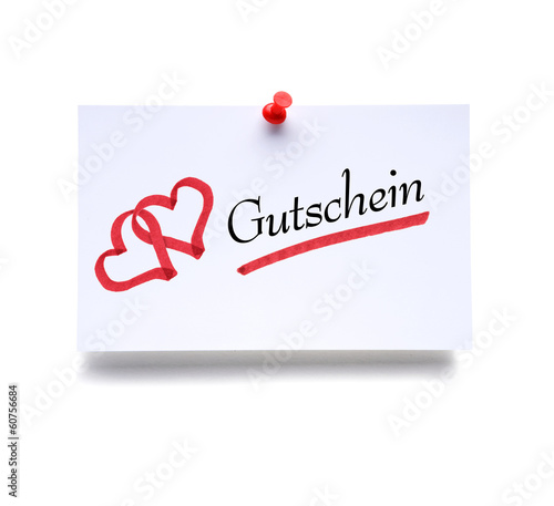 Gutschein Valentinstag