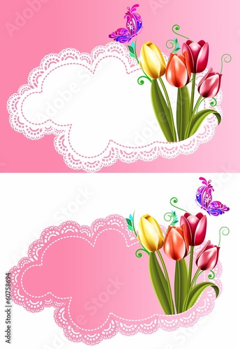 Ажурное поле, векторные розы