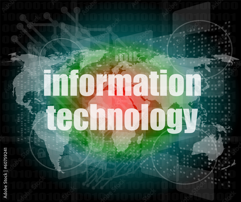digital information technology concept background digital information technology concept background