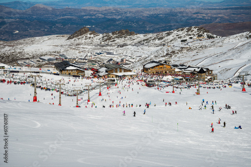 Sierra Nevada winter resort