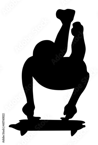 Silhouette of Skeleton Rider