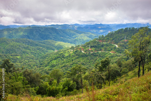 Fototapeta Naklejka Na Ścianę i Meble -  Mountains in northern Thailand