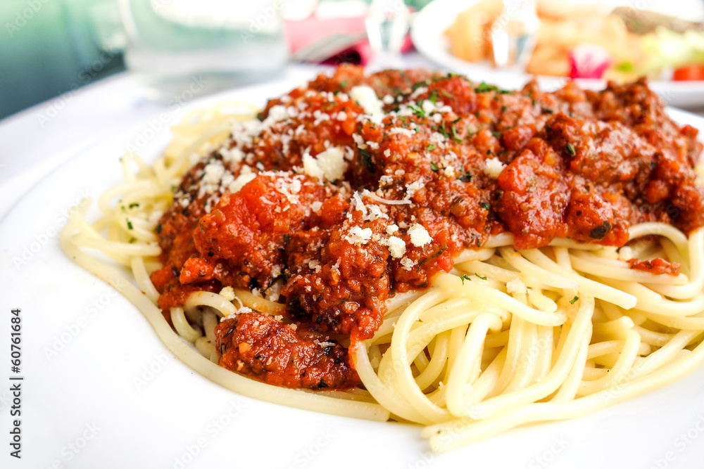 tasty pasta-Italian meat sauce pasta tasty pasta-Italian meat sauce pasta