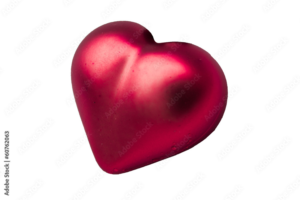St.Valentines heart on a white background St.Valentines heart on a white background