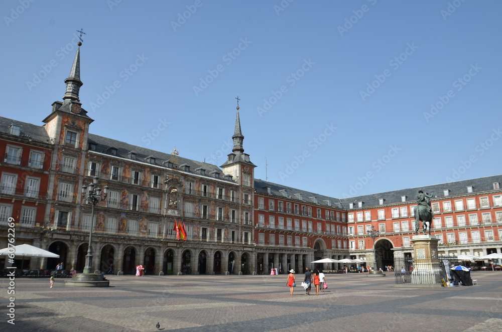 Obraz premium Plaza Mayor de Madrid, Espagne