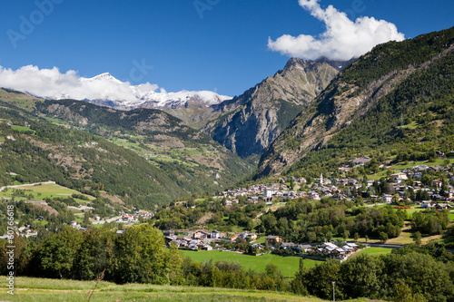 Monte Bianco visto dalla Valpelline, Valle D'Aosta