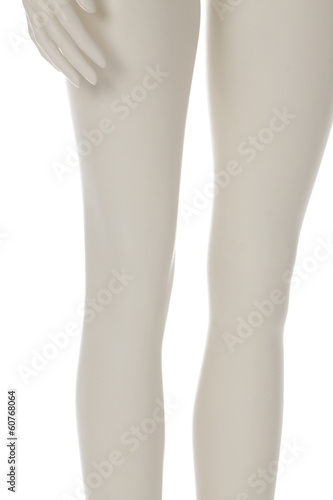 female mannequin's legs