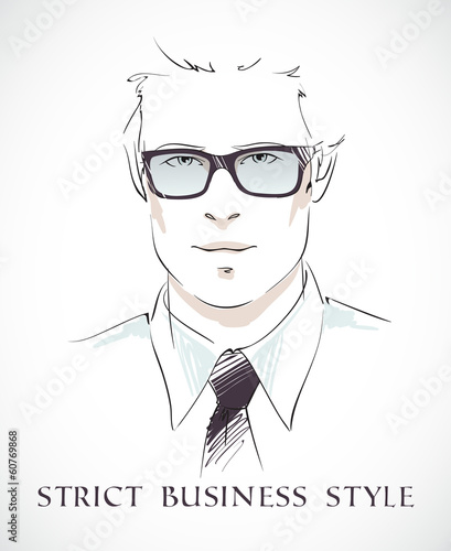 Fashion businessman portrait