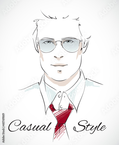 Handsome businessman portrait