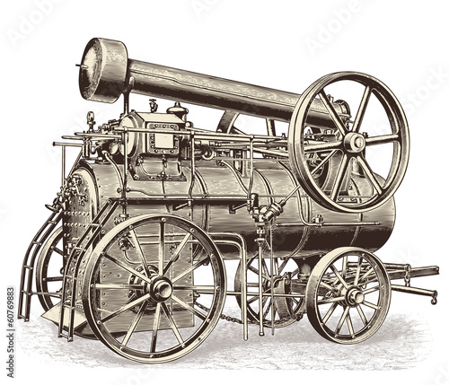 locomobile - steampunk vehicle