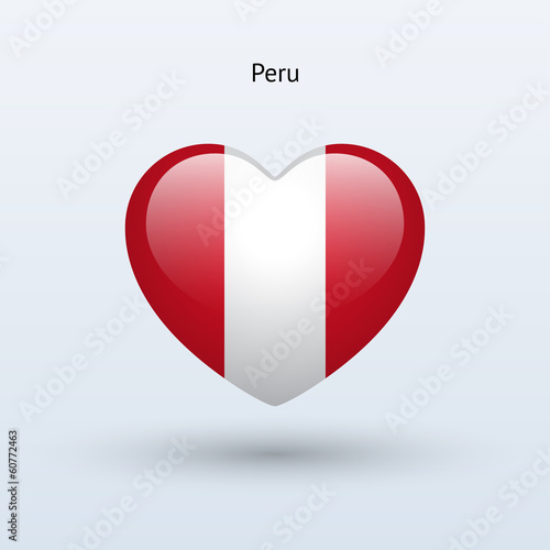 Love Peru symbol. Heart flag icon. Free Download Love Peru symbol. Heart flag icon. - GFXLoad