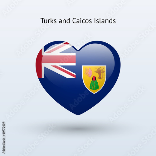 Love Turks and Caicos Islands symbol. Heart flag icon. Free Download Love Turks and Caicos Islands symbol. Heart flag icon. - GFXLoad