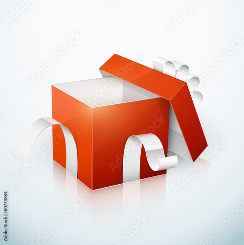 boîte cadeau rouge