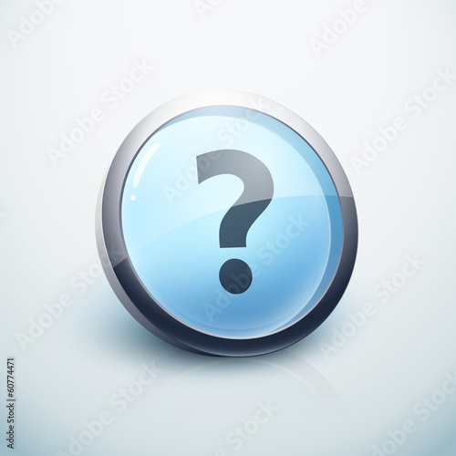 icône bouton internet question