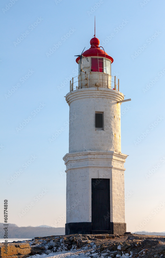 Lighthouse at Egersheld in Vladivostok.