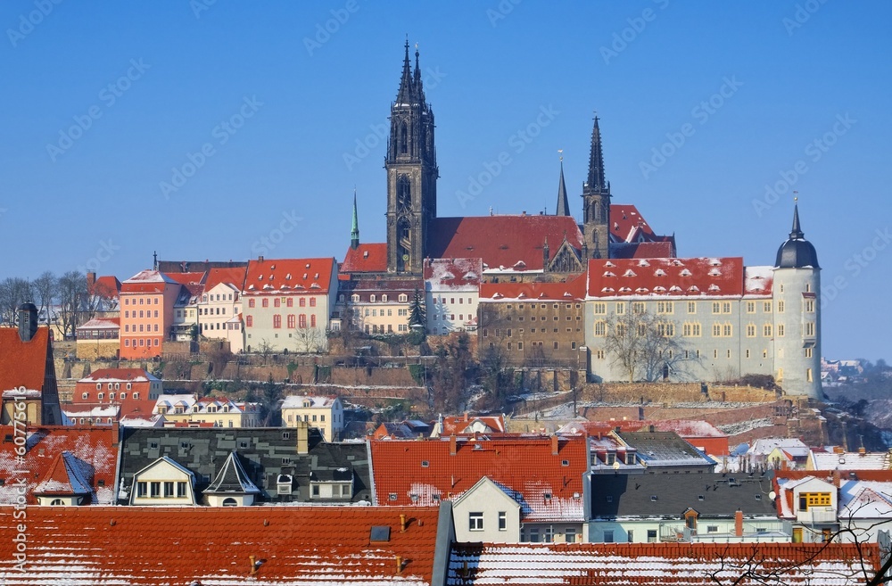 Obraz premium Meissen Albrechtsburg Winter 03