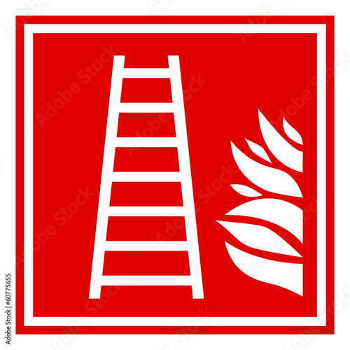Fire ladder sign