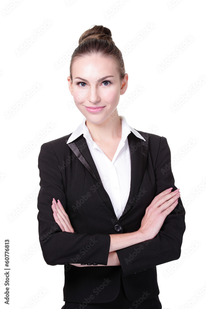 happy young business woman happy young business woman