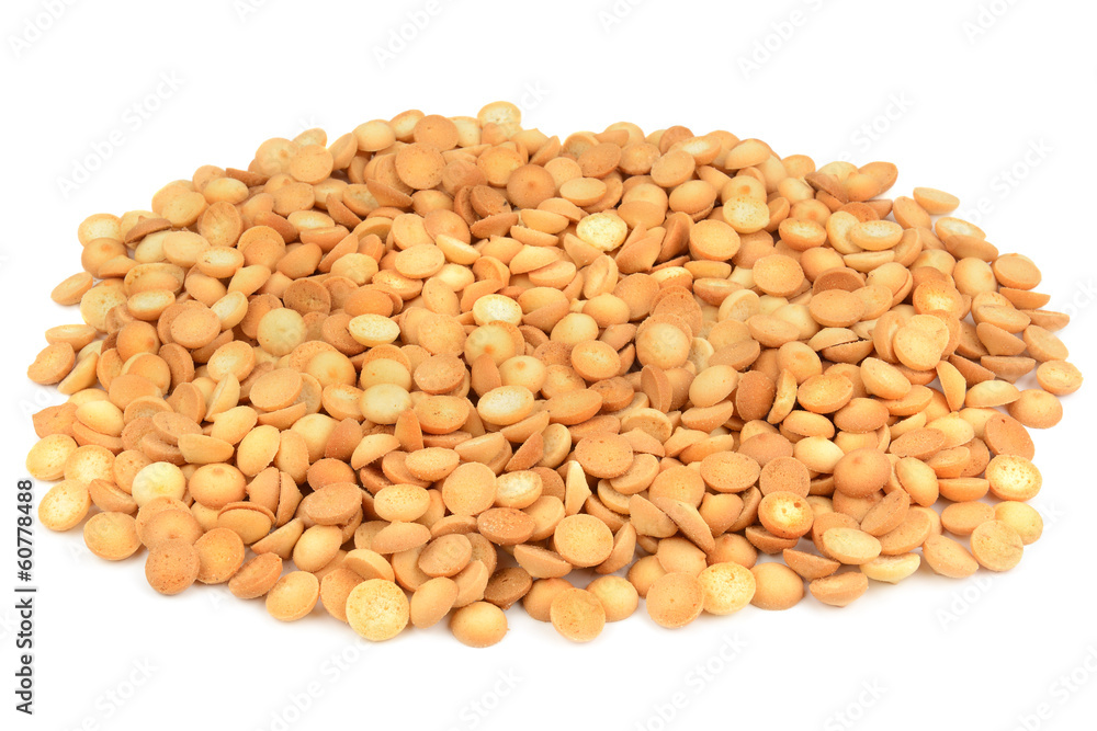 small biscuit isolated on white background small biscuit isolated on white background
